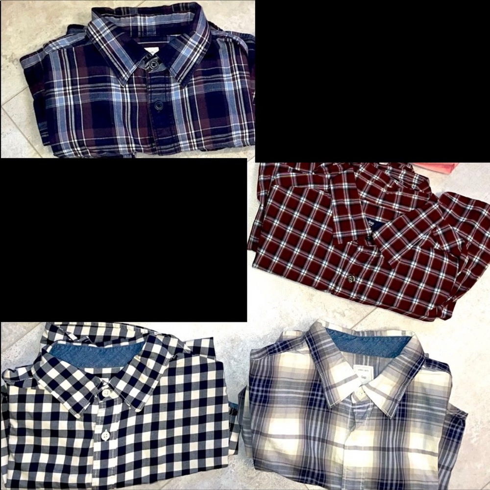 Gap button up shirts (lot of 4 shirts)